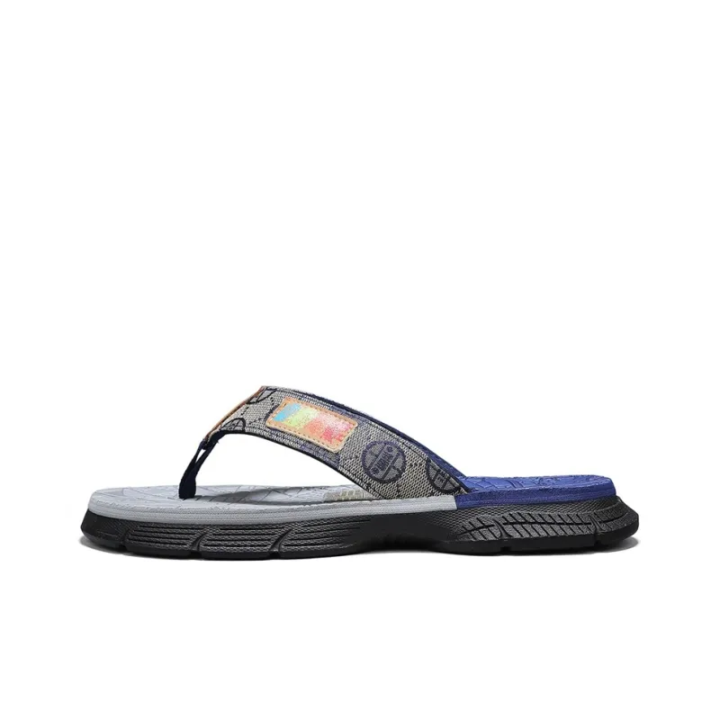 Colorful Creations EVA Quiet Abrasion Resistant Slip Resistant Quick Dry Flip Flops Men's-10