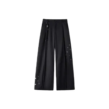 KNOCKSPARK Casual Pants Unisex Black