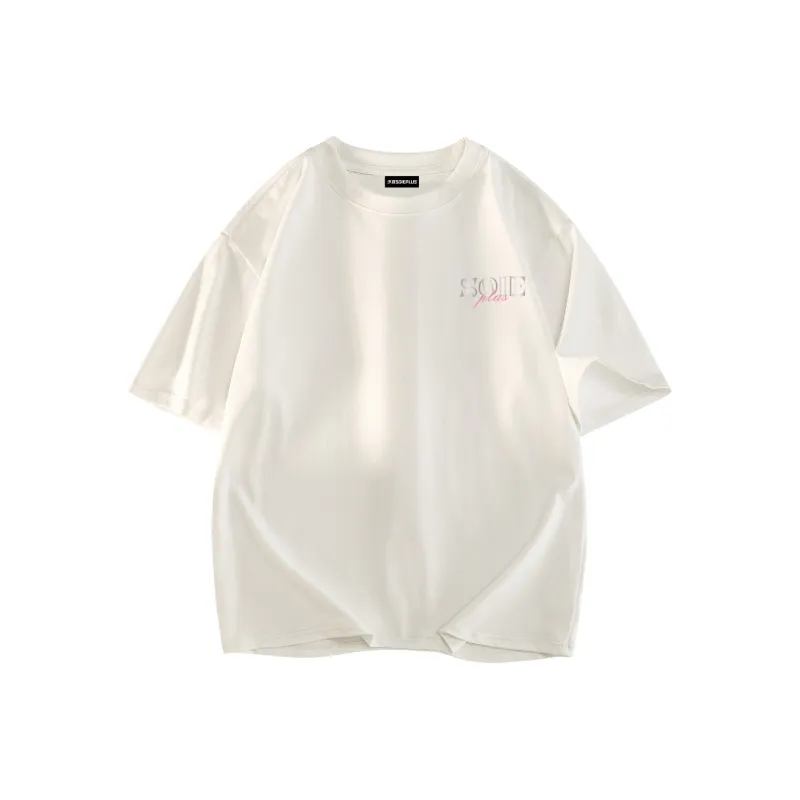 SOIE T Shirts Unisex White-1