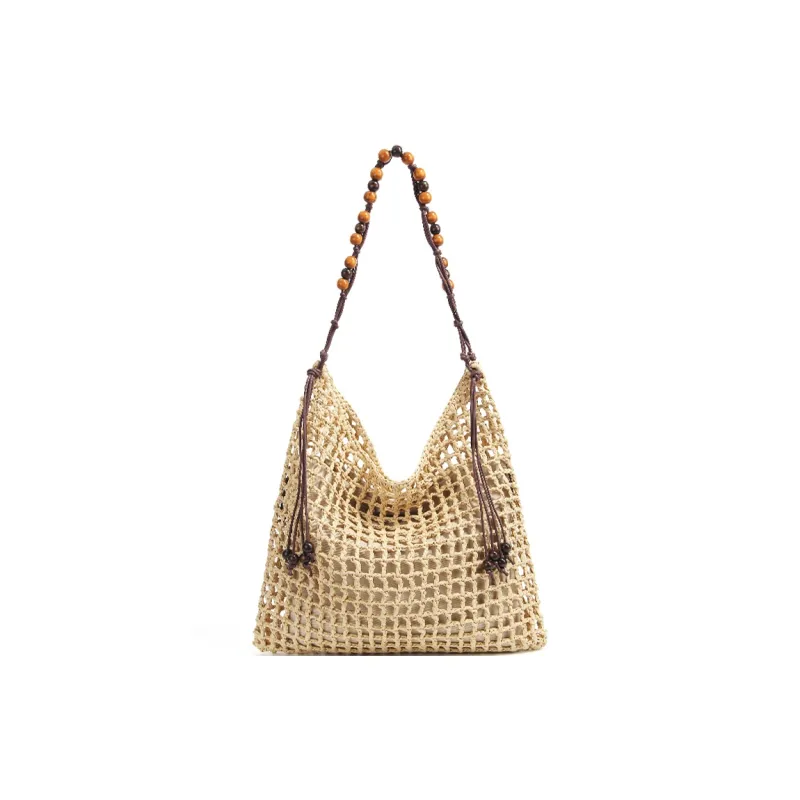 YOCAMU Mat Grass Tote Bag, Shoulder Bag Women's Multicolor-0