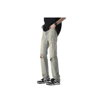 DUATOGE Jeans Men Yellow Mud 