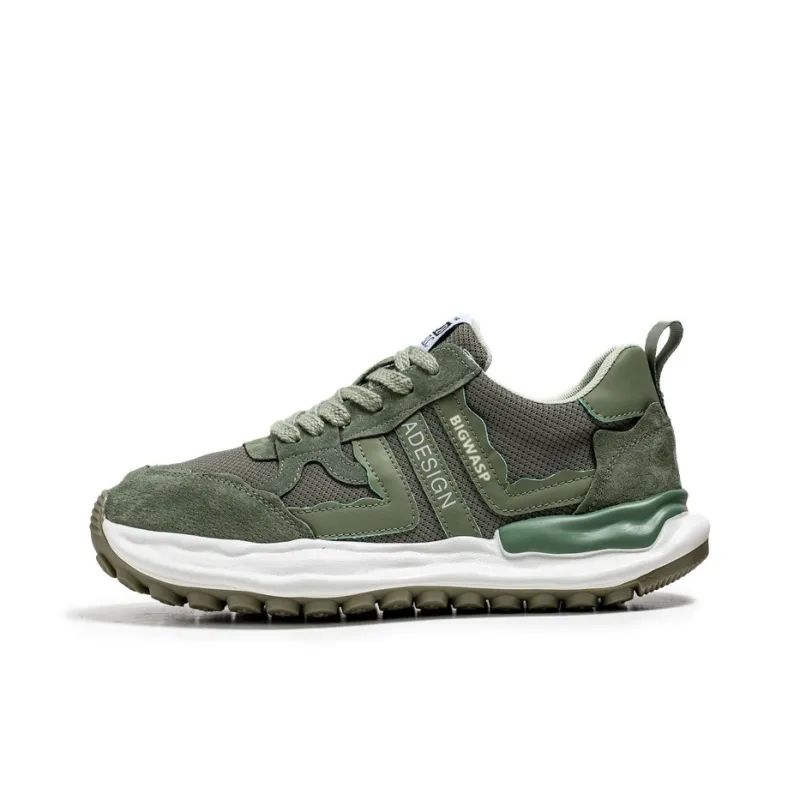 BIGWASP Anti Slip Wear Resistant Low Top Casual Shoes Men's-4