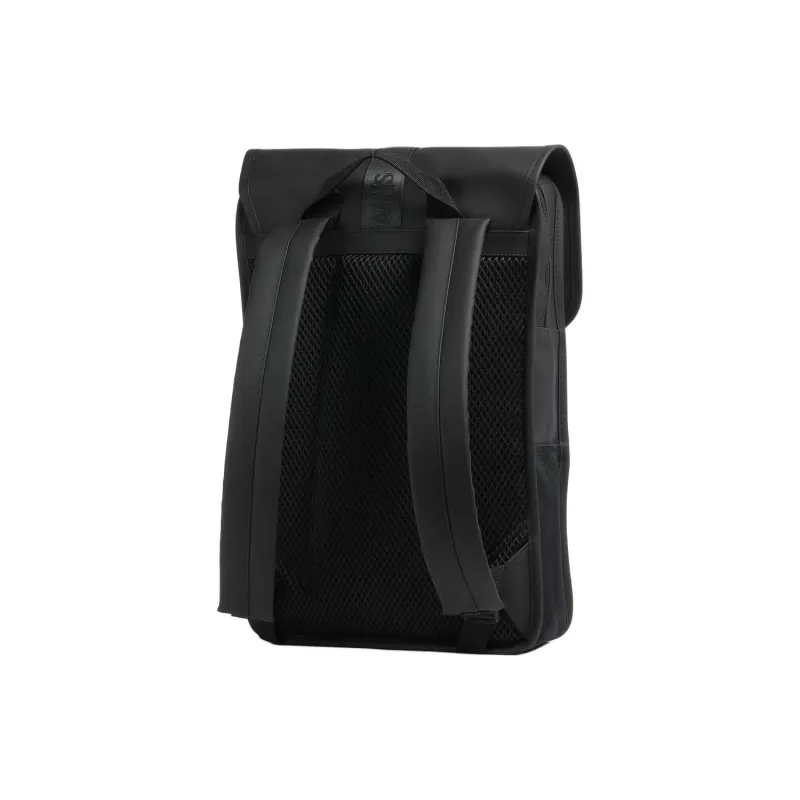 Rains Polyurethane Backpack Unisex Black-1
