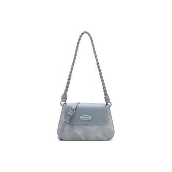 CLEVER& KETCH PU Shoulder Bag Women's Blue