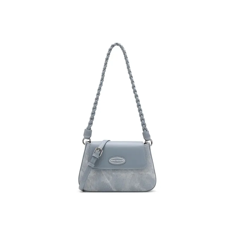 CLEVER& KETCH PU Shoulder Bag Women's Blue-0