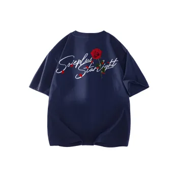 SOIE T Shirts Unisex Navy Blue