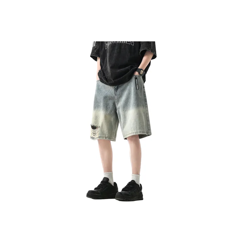 Colorful Creations Denim Shorts Unisex-0