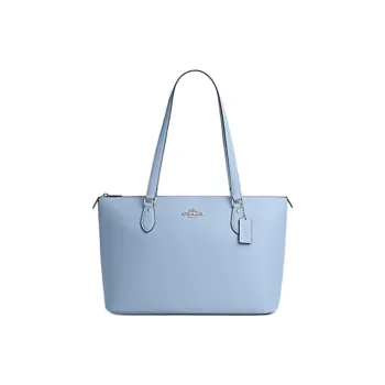 COACH Gallery Recycled Leather Tote Bag, Shopping Bag, Shoulder Bag Tubas Women's Blue