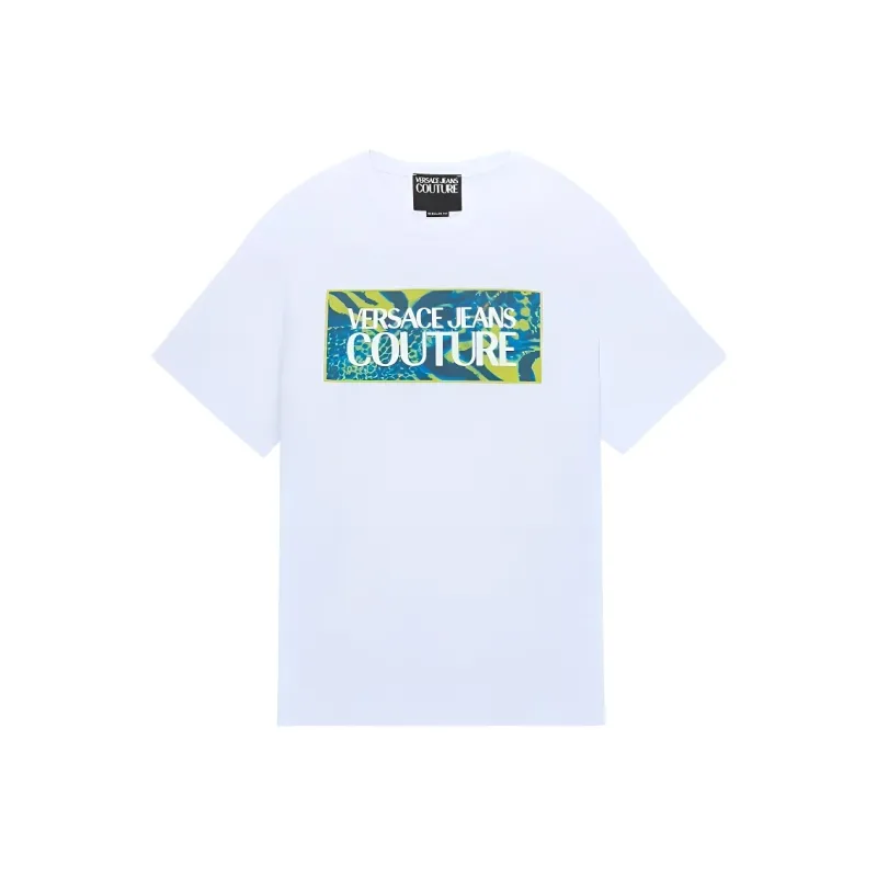 VERSACE JEANS COUTURE Logo patch T shirt-0