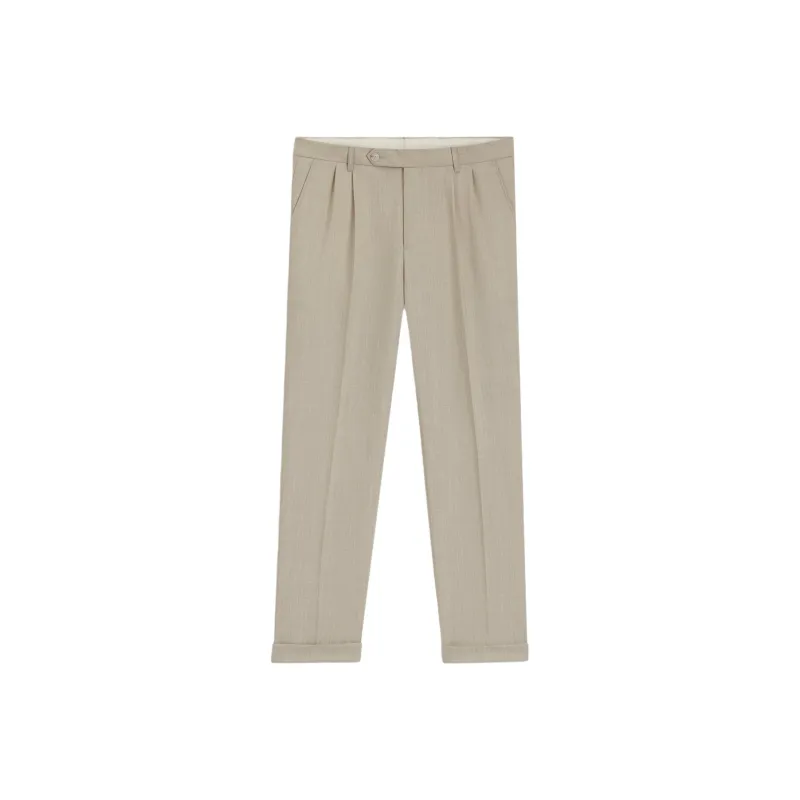 HUGO BOSS Suit Trouser Men's Light Brown-0