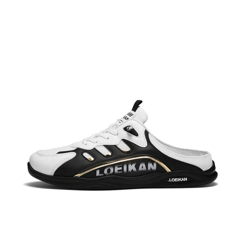 LONGDUIZHANG Slip Resistant Closed Toe Slippers Men's-5