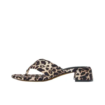 ZARA Slip Resistant Flip Flops Women's Leopard Print