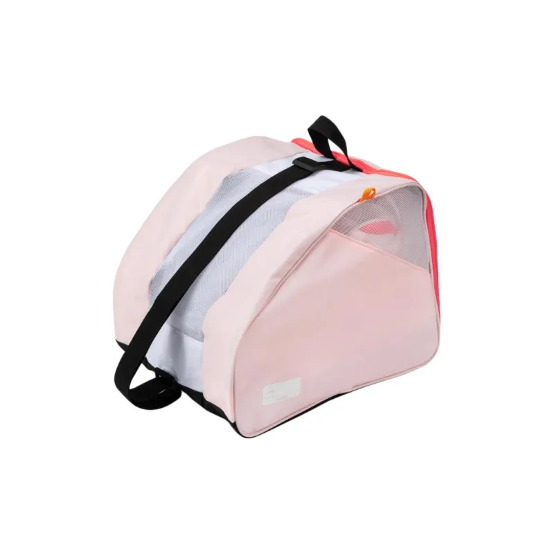 DECATHLON Polyester Roller Skate Bags Travel Storage Bag Kids' Coral Pink-1