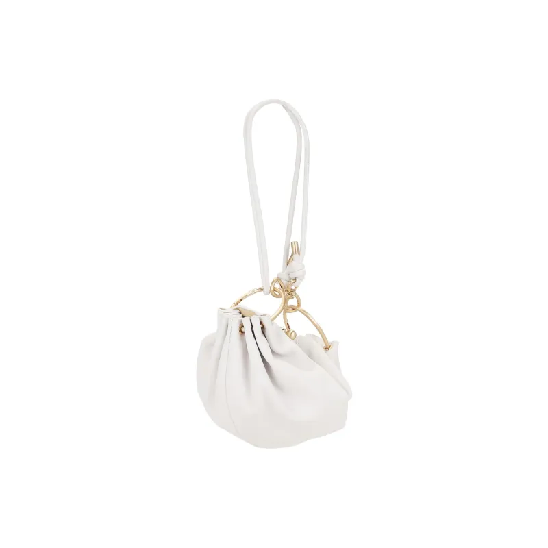 CULT GAIA Leather Crossbody Bag, Shoulder Bag Women's White-2