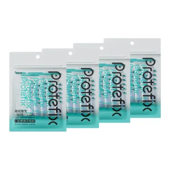 PROTEFIX Interdental Brush Dental Fissure Specialized Orthodontic Cleaning L Shaped Super Fine Soft Bristle Brush