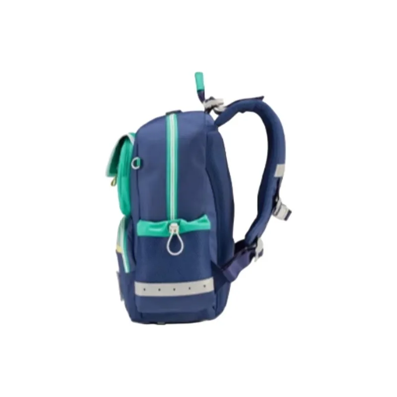 SAMSONITE Fabric Student Bag Medium Size Kids' Navy Blue & Green-2
