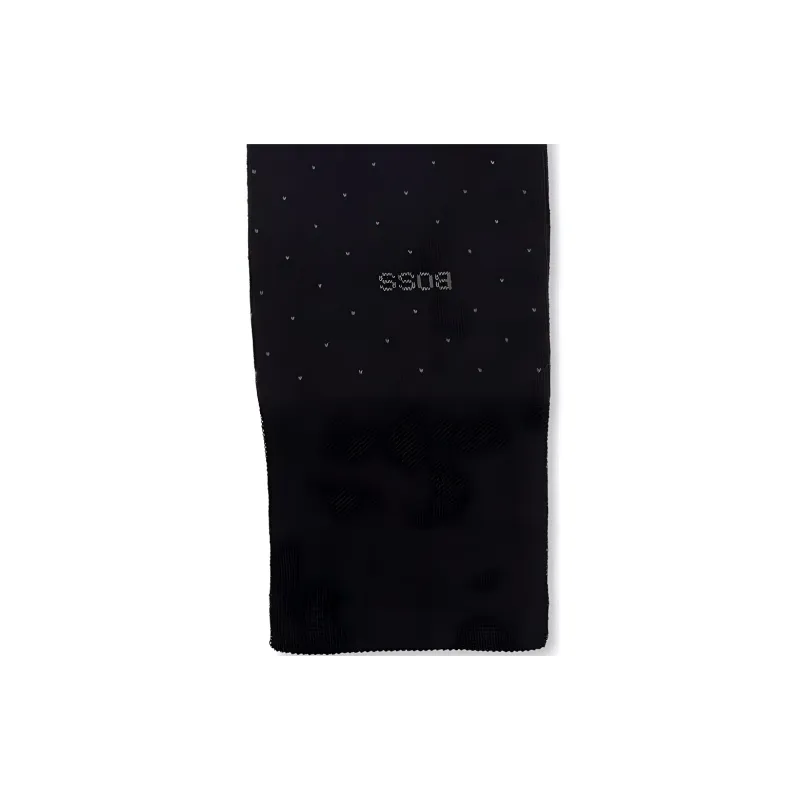 HUGO BOSS Regular-Length Socks In A Mercerised-Cotton Blend Knee-High Socks Men's 1 Pack Black-2