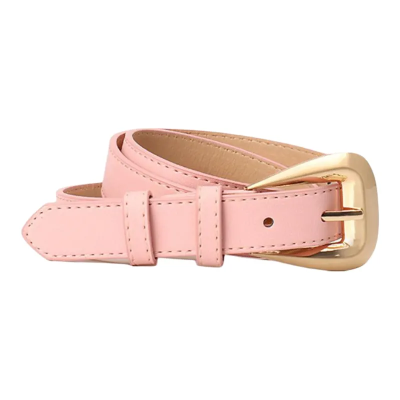 JEANSWEST PU Leather Belts Women's 2.3CM-3