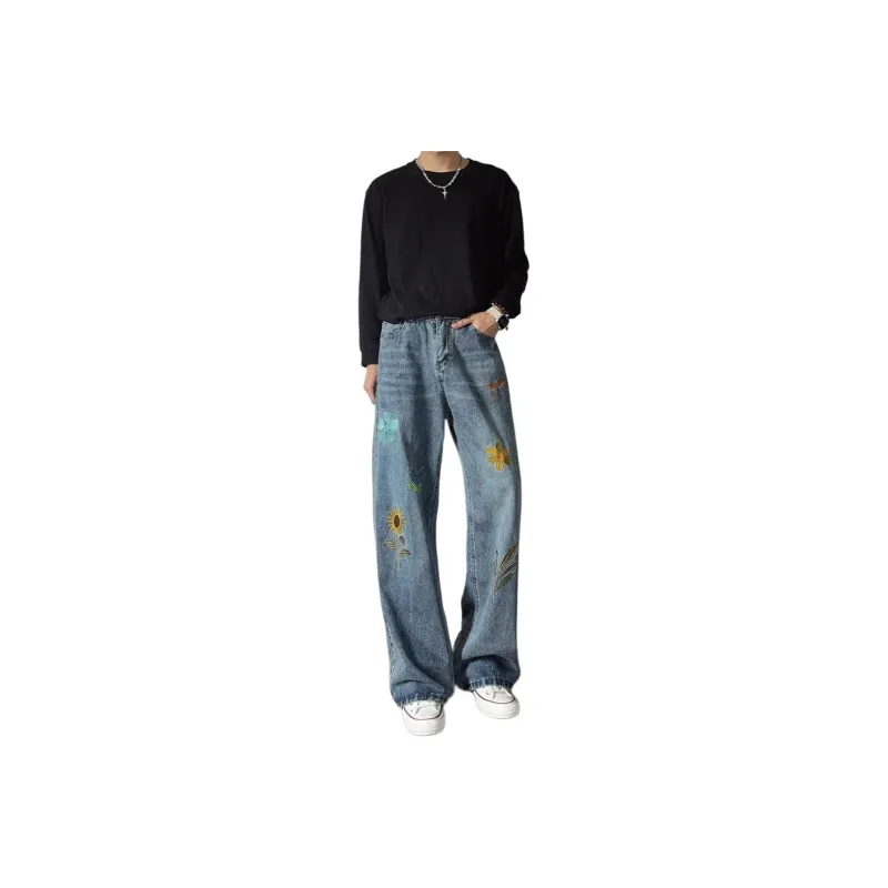 DUATOGE Jeans Men Blue -0