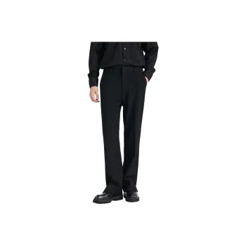 WILD LEADER Suit Trousers Men Black Split Style[XKW4238V08]
