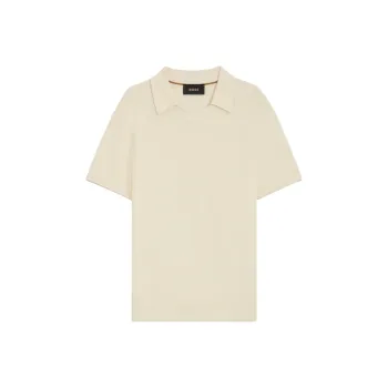 HUGO BOSS SS25 Polo Shirt Men's Beige