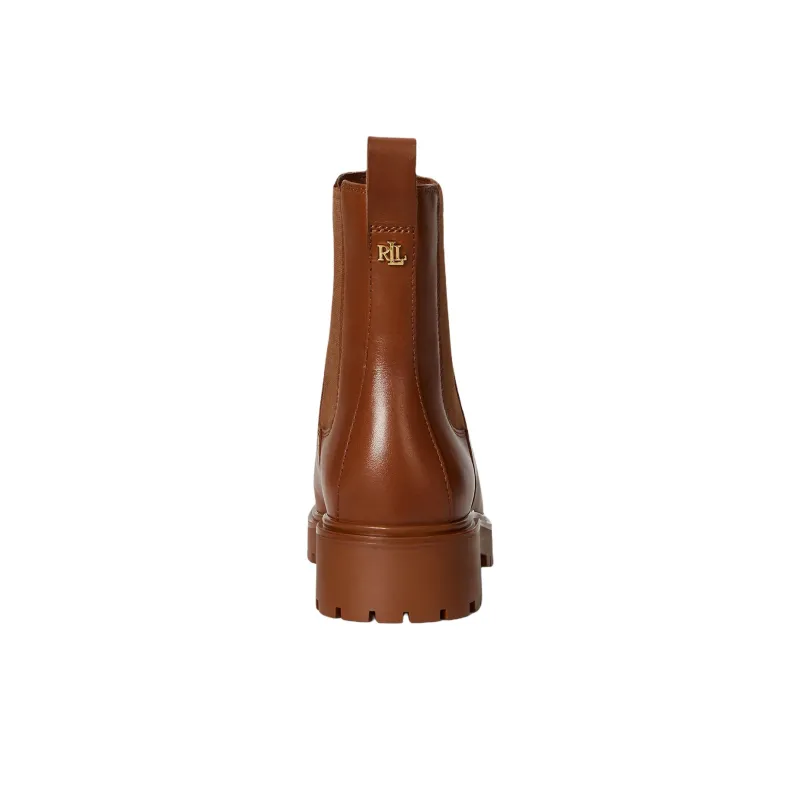 LAUREN RALPH LAUREN Allyson Short Chelsea Boots 3cm Women's Brown-4