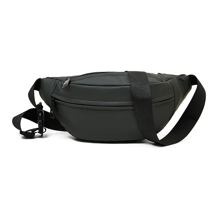 Old Man's Head Synthetic Leather Fanny Pack Regular Men's Black-20