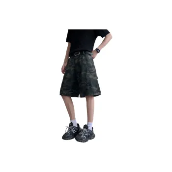 H.V.G.A Denim Shorts Unisex Camouflage