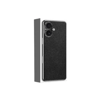 Record Star Leather Material Trendy Brand Premium Feel Phone Cases Compatibility IPhone16ProMa Business Formal
