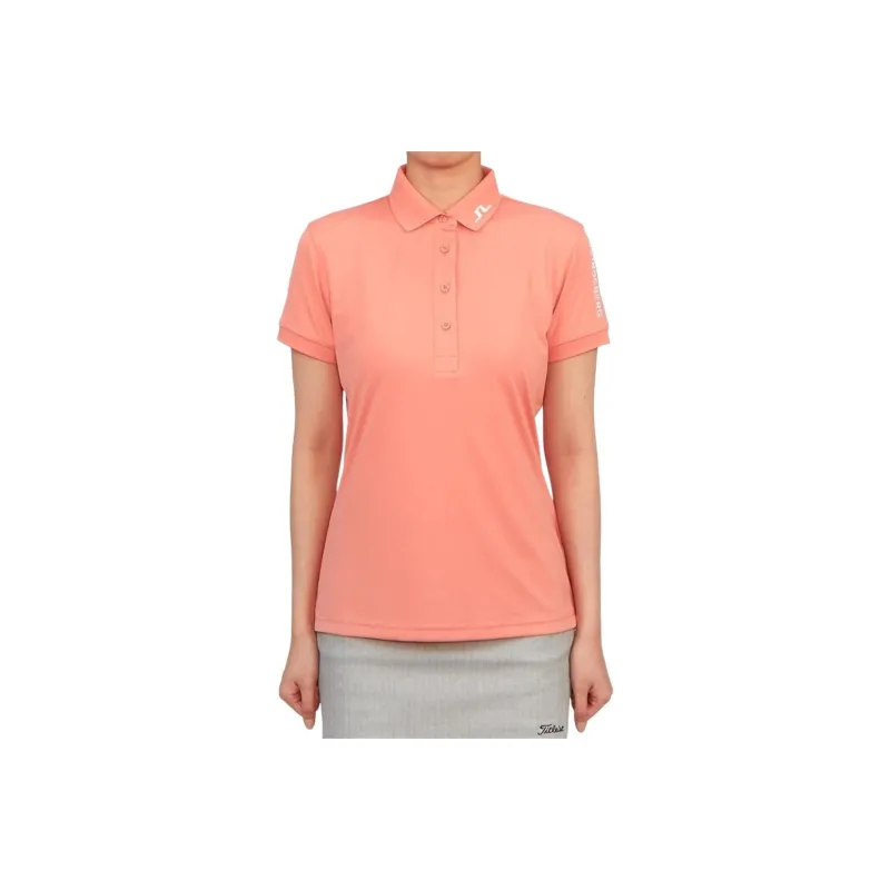 J.Lindeberg Polo Shirt Women's Coral-0