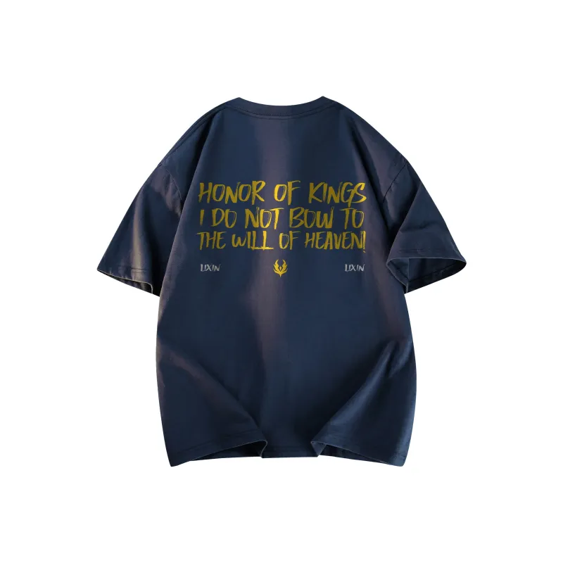 HONOR OF KINGS Short Sleeved T Shirts Slogan Section Unisex-31