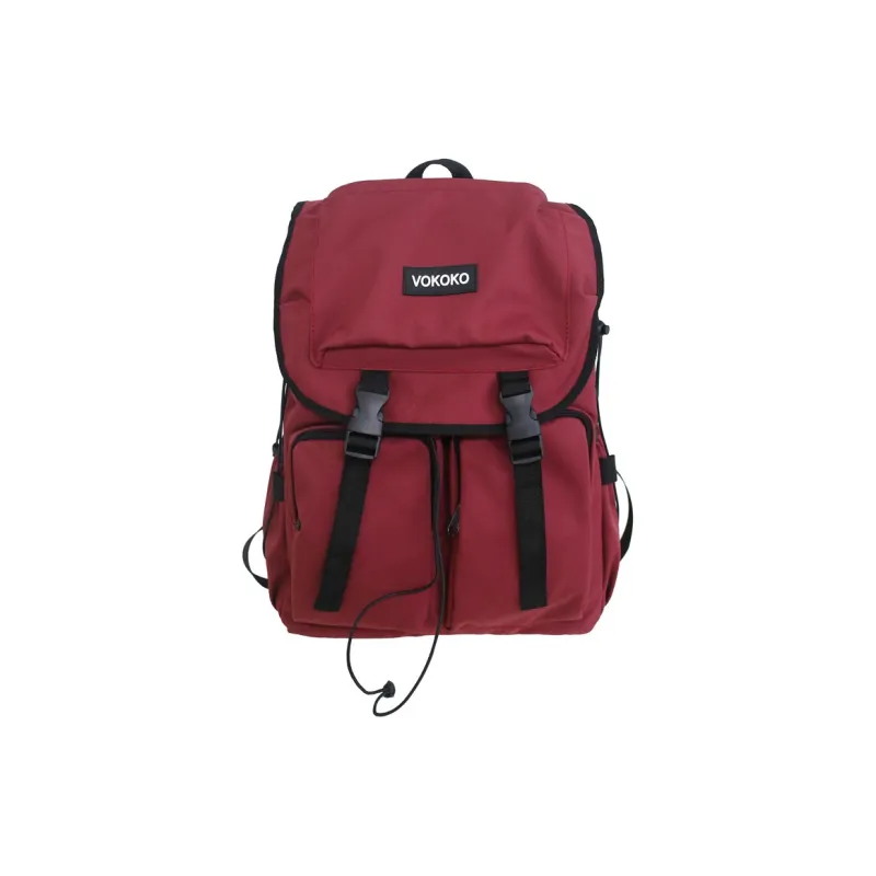 H YXIANG Nylon Backpack Unisex Multicolor-2