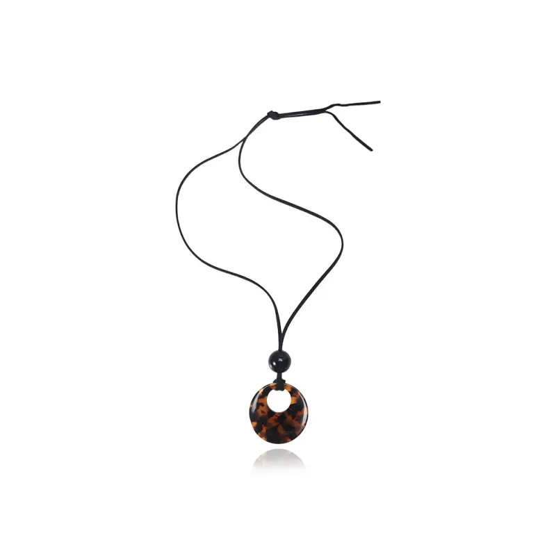 MUYANG Acrylic Necklaces Women's-0