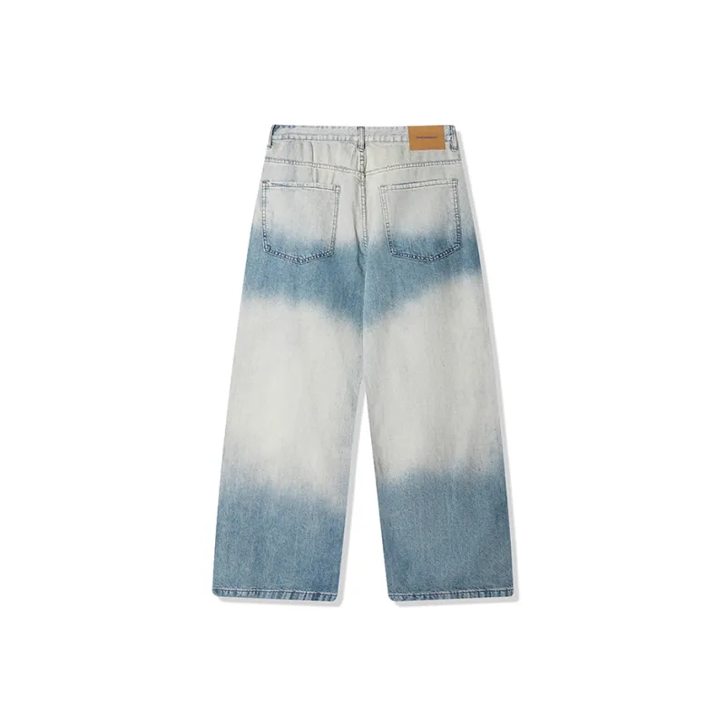 LANGWEIZHE Hip Hop Street Style Distressed Loose Fit Straight Fit Basic Casual Pants Unisex-8