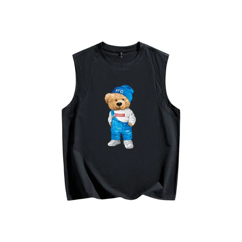 LSVE Sleeveless Sports Shirts Women's-4