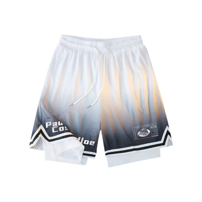 PAUL COSTELLOE Basketball Shorts Unisex-15