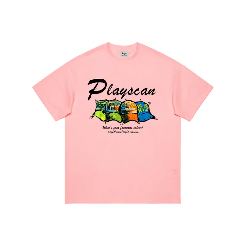 PLAY SCAN Drop Shoulder Sleeve T Shirt Women's-6