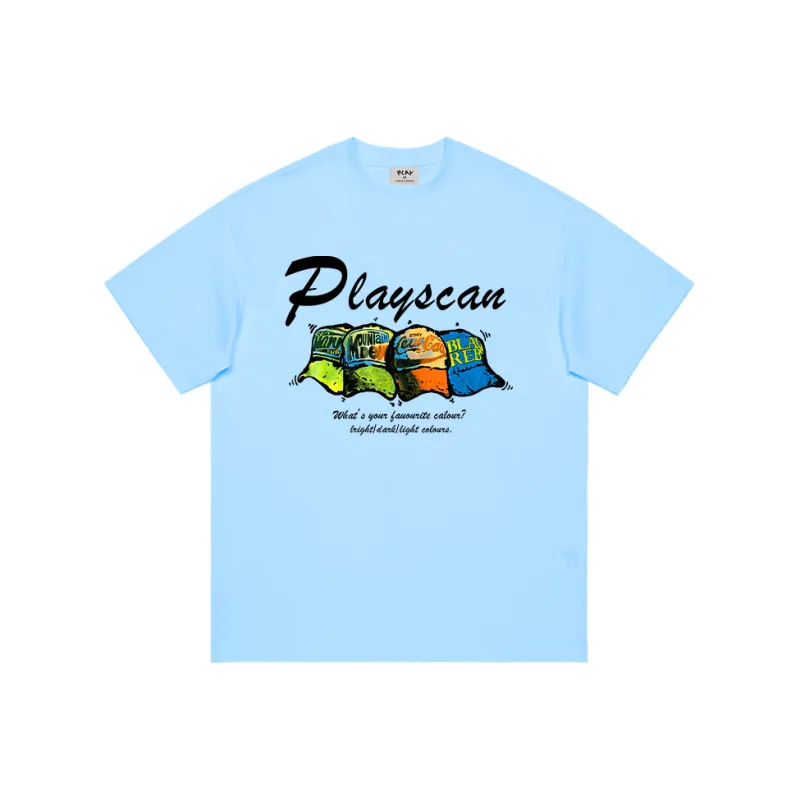 PLAY SCAN Drop Shoulder Sleeve T Shirt Women's-8