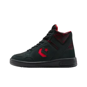 Naruto x Converse WEAPON Anti Slip Wear Resistant High Top Canvas Shoes Men's Black
