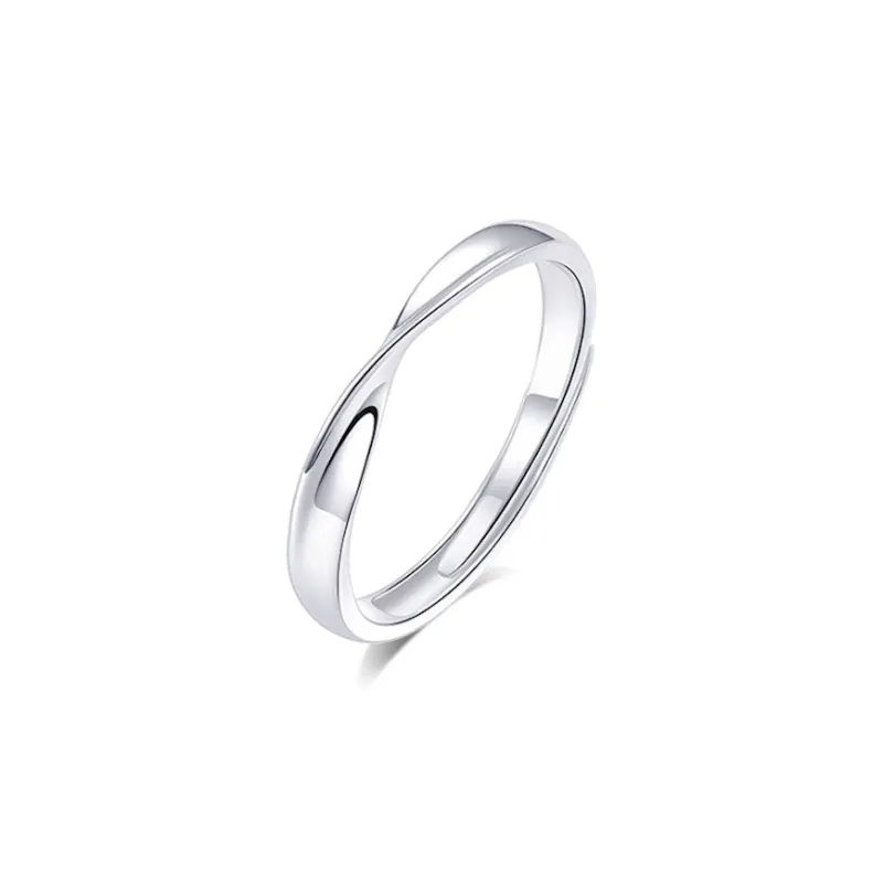 KUMET Sterling Silver Rings Unisex-5