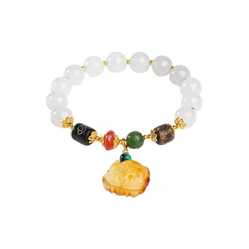 Oriental Jade Hetian Jade Bracelets White Jade Women's