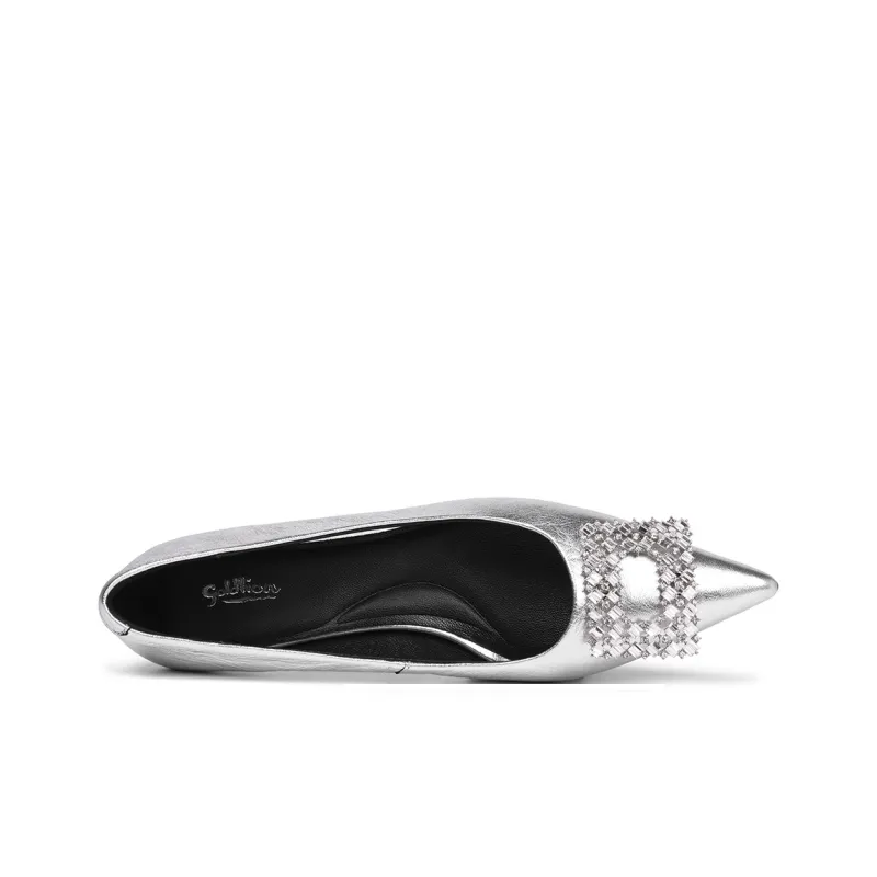 GOLDLION High Heels Women's Silver-2