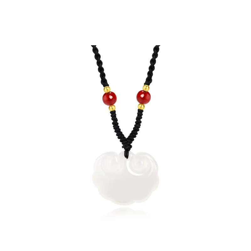 Lao Feng Xiang Chalcedony Necklaces Women's-10