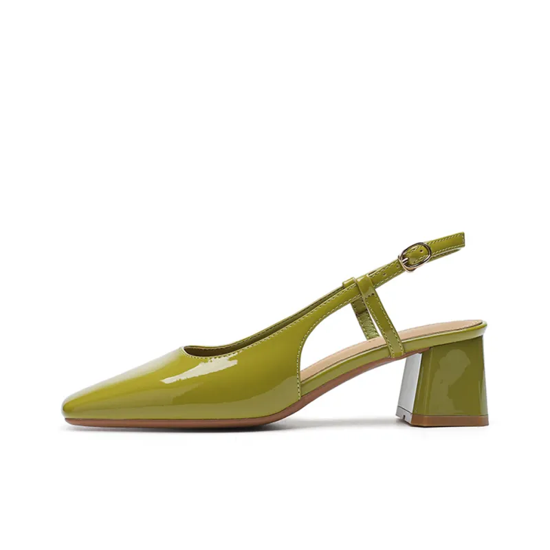 GOSO High Heels Women's Nude/Ecru/Mustard Green-13