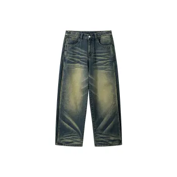 NewJnxs Jeans Unisex Vintage Blue Shopping Bag