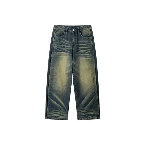 NewJnxs Jeans Unisex Vintage Blue Shopping Bag