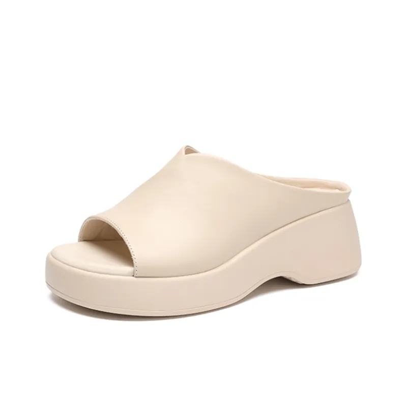 ZHR PU Polyurethane Odor Resistant Slide Slippers Women's-8