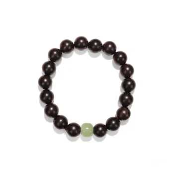LIBEIDINGSHENG Ebony Career Lucky Wooden Bracelet Unisex