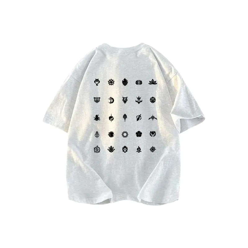 HONOR OF KINGS Short Sleeved T Shirts Hero Logo Unisex-34