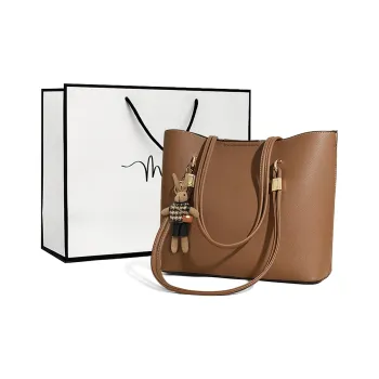 MILLIE'S Cow Leather Shoulder Bag Women's Brown